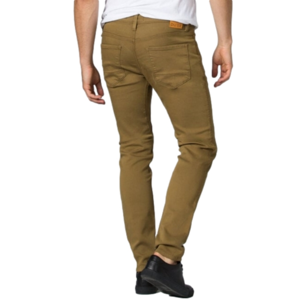 Du/er No Sweat Slim Fit Jeans Sweatpants Tobacco Brown Size  26 ×30